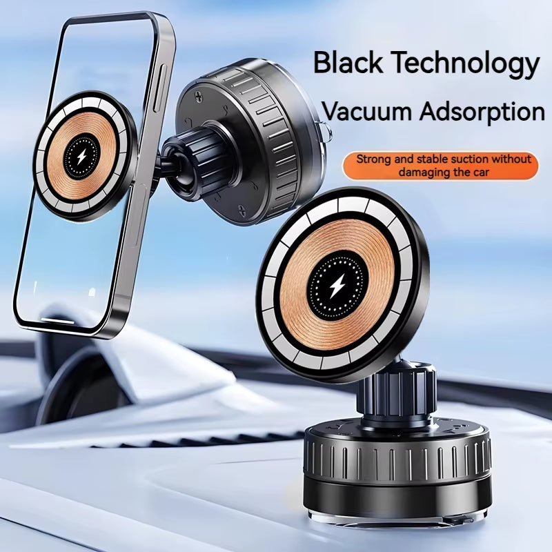 15W Car Wireless Charger Phone Holder Suction Cup Office Mirro Desk Bath Shower Stand for Iphone 16 15 14 13 12 11 Pro Max Mount