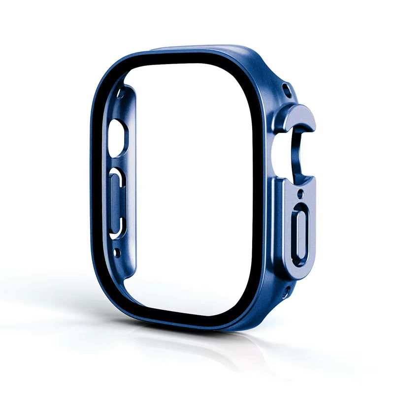 Glass+Case for Apple Watch Ultra 49Mm PC Bumper+Screen Protector Tempered Luxury Box Cover for Apple Watch Ultra 2 Accessories