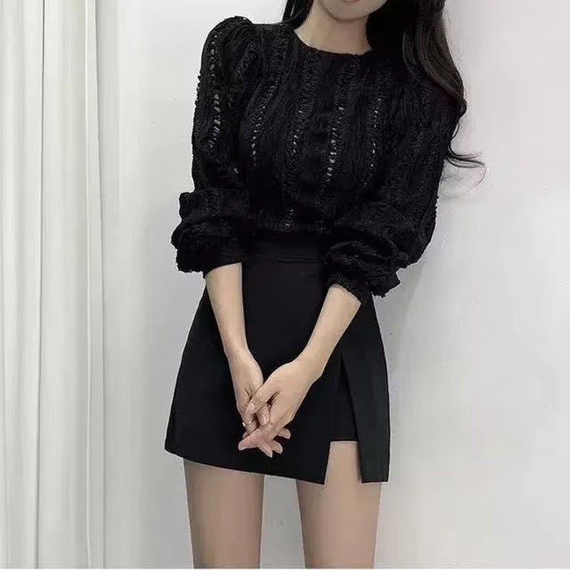 Summer 2023 High Waist A-Line Skirt Shorts Skirt Split Skirt Women Ropa Mujer Mini Skirts Clothes for Women