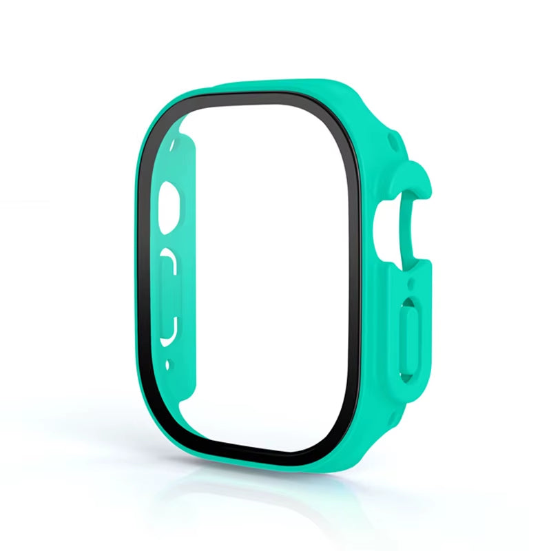 Glass+Case for Apple Watch Ultra 49Mm PC Bumper+Screen Protector Tempered Luxury Box Cover for Apple Watch Ultra 2 Accessories