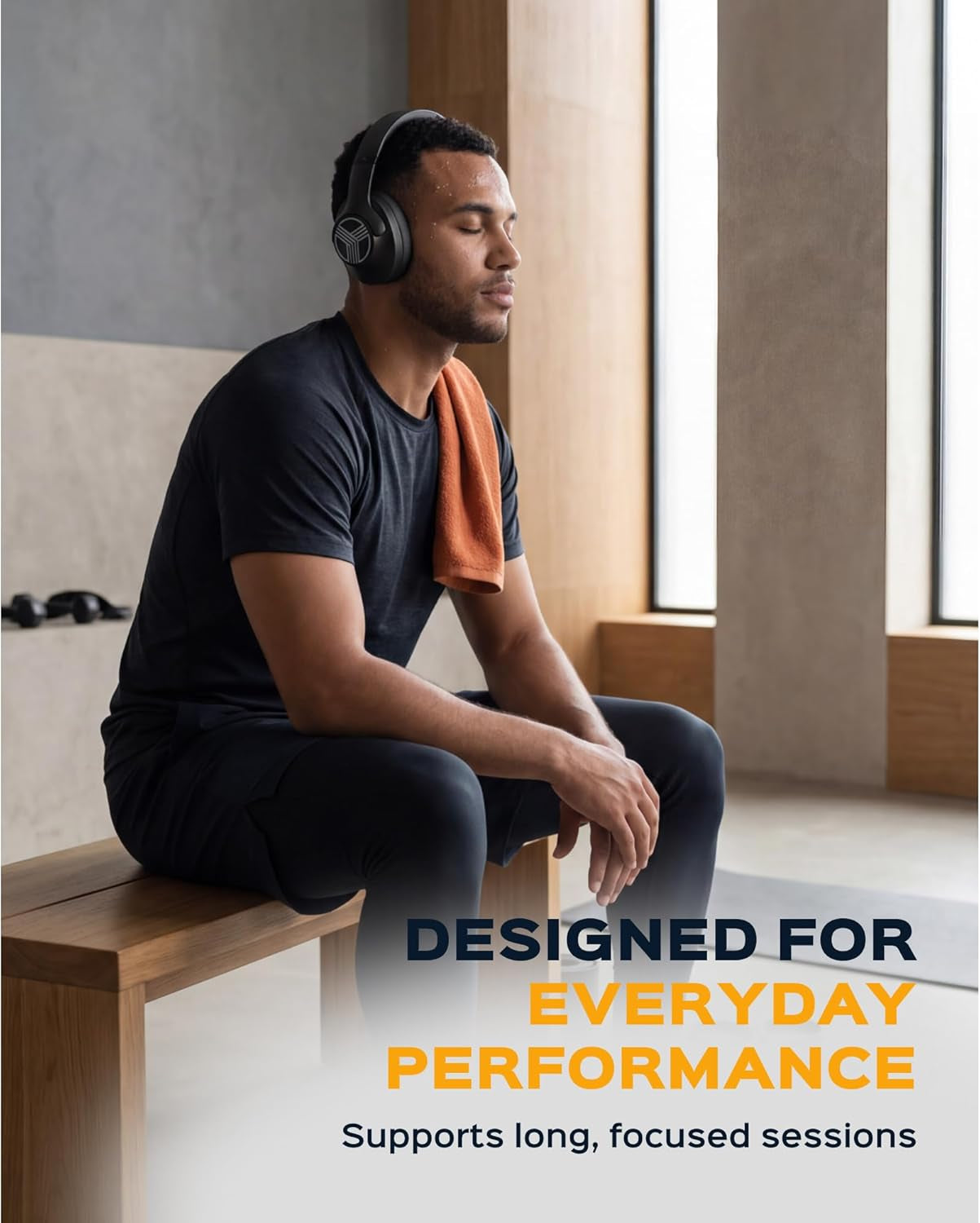Z2 – Hybrid Active Noise Cancelling Wireless Headphones for Gym & Sports Workout, Lightweight Foldable, 58H Battery, Deep Bass, over Ear Headphones Wireless Bluetooth with Mic for Travel