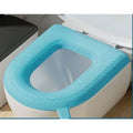 2PCS High Foam Waterproof Toilet Seat Cover Wash-Free Winter Wind Lovely Design Washable Toilet Seat Cushion for Home