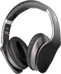 Ihip Side Swipe Touch Control Wireless Bluetooth Headphones over Ear - Foldable, Soft Memory-Protein Earmuffs, W/Built-In Mic and Wired Mode for Pc/Cell Phones/Tv - Black - Touch Only + Knob