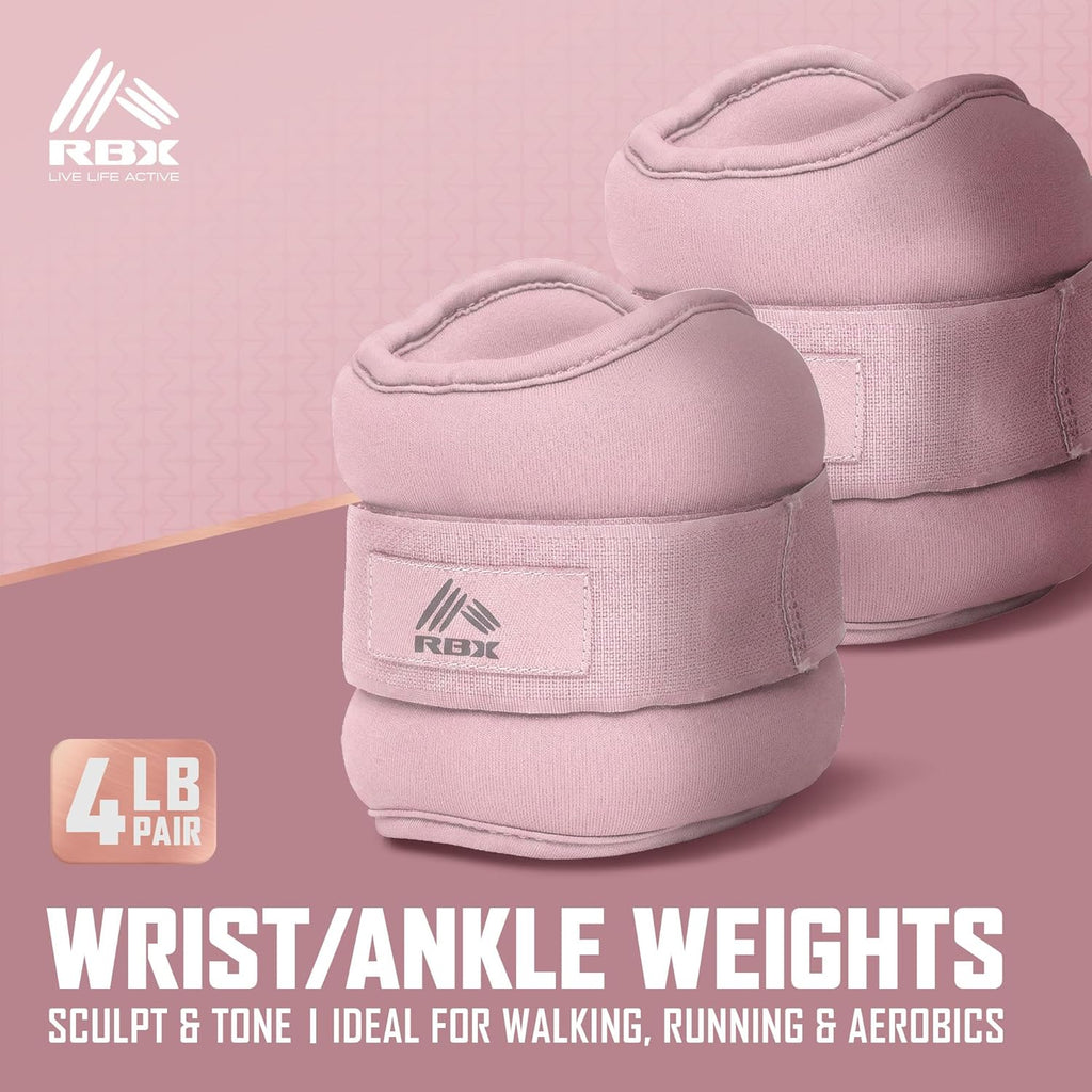 Wrist & Ankle Weights Set, Adjustable Comfort Fit for Training & Toning