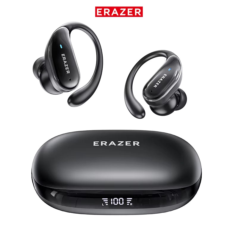 XT80 Sports Wireless Headphones with Mics, Button Control, LED Power Display,Hifi Stereo Sound