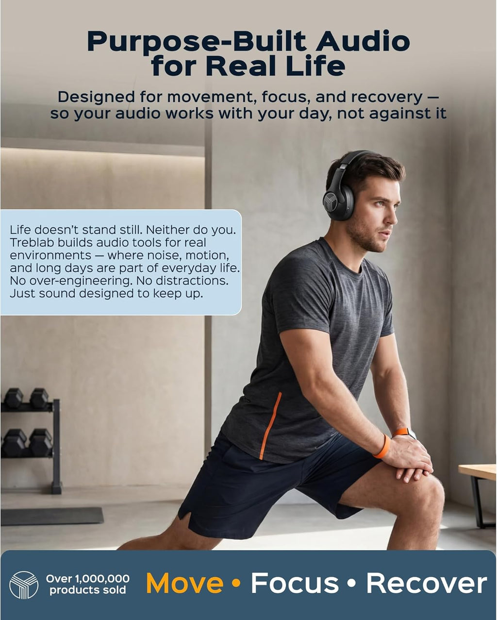 Z2 – Hybrid Active Noise Cancelling Wireless Headphones for Gym & Sports Workout, Lightweight Foldable, 58H Battery, Deep Bass, over Ear Headphones Wireless Bluetooth with Mic for Travel