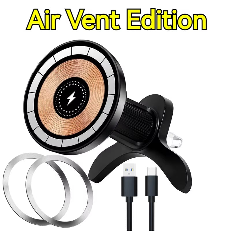 15W Car Wireless Charger Phone Holder Suction Cup Office Mirro Desk Bath Shower Stand for Iphone 16 15 14 13 12 11 Pro Max Mount