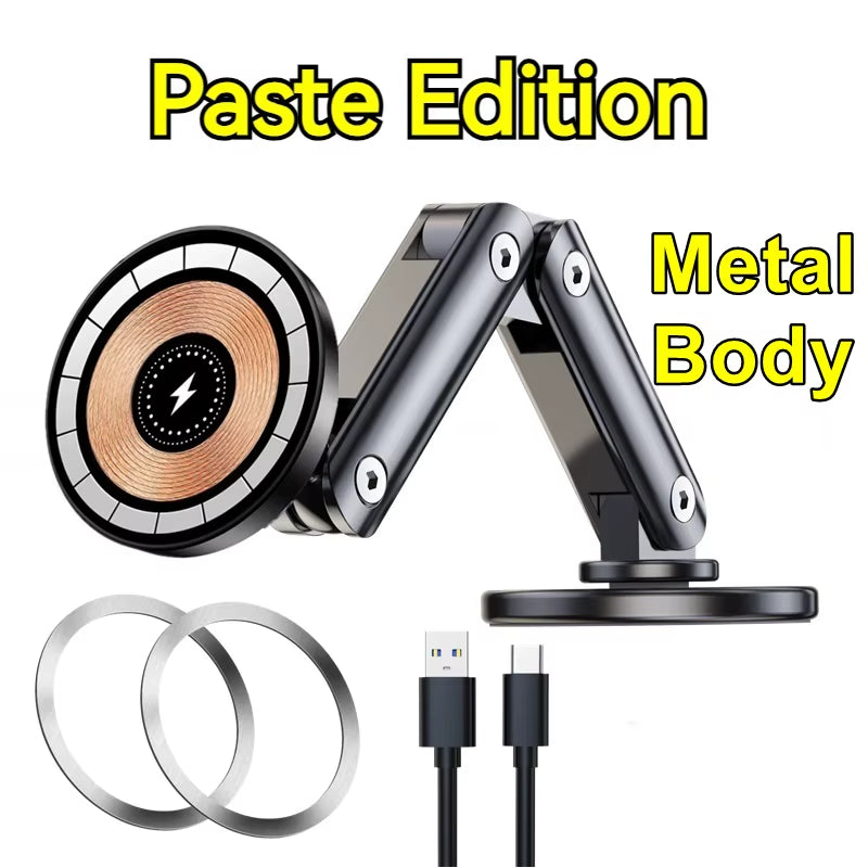 15W Car Wireless Charger Phone Holder Suction Cup Office Mirro Desk Bath Shower Stand for Iphone 16 15 14 13 12 11 Pro Max Mount