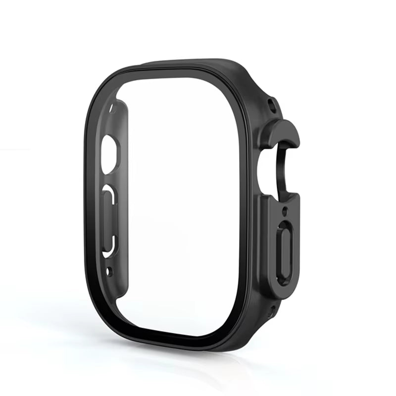 Glass+Case for Apple Watch Ultra 49Mm PC Bumper+Screen Protector Tempered Luxury Box Cover for Apple Watch Ultra 2 Accessories